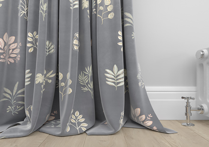 Botanical Velvet, Multi - Made to Measure Curtains - Image 6